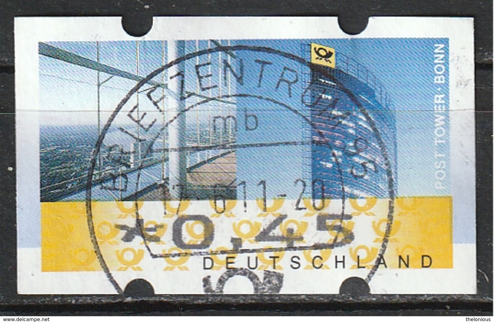 2008 Germania Federale - ATM - Automatenmarken - Mi. N. 7 - € 0,45 - Vignette [ATM]