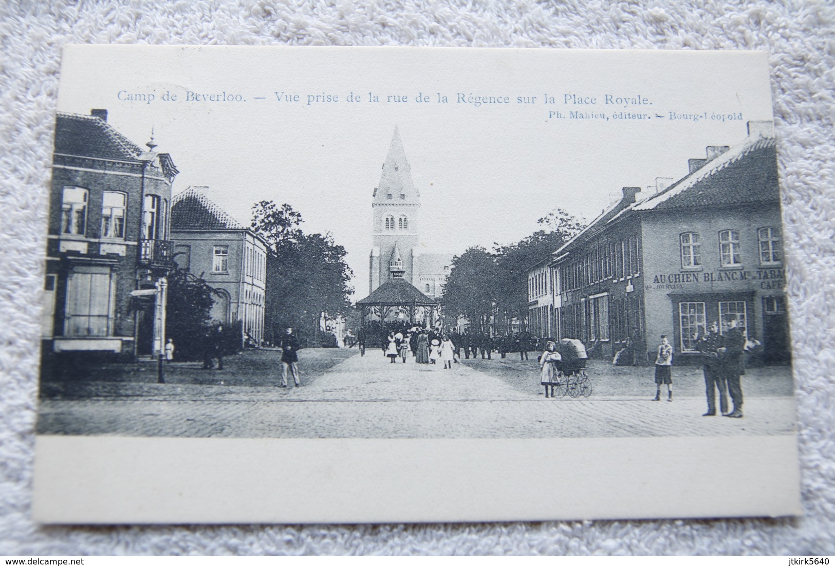 Camp De Beverloo "Vue Prise De La Rue De La Régence Sur La Place Royale" - Otros & Sin Clasificación