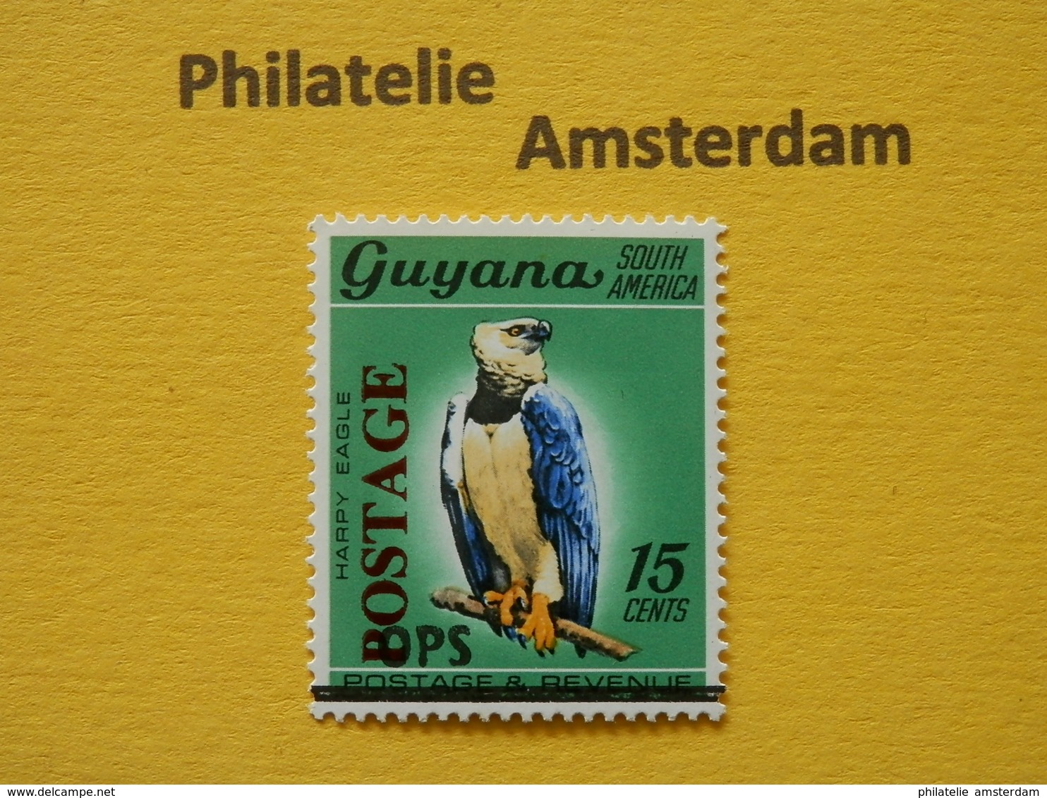 Guyana 1983, OVERPRINT / FAUNA BIRDS OISEAUX VOGELS VÖGEL AVES: Mi 895, ** - Sonstige & Ohne Zuordnung