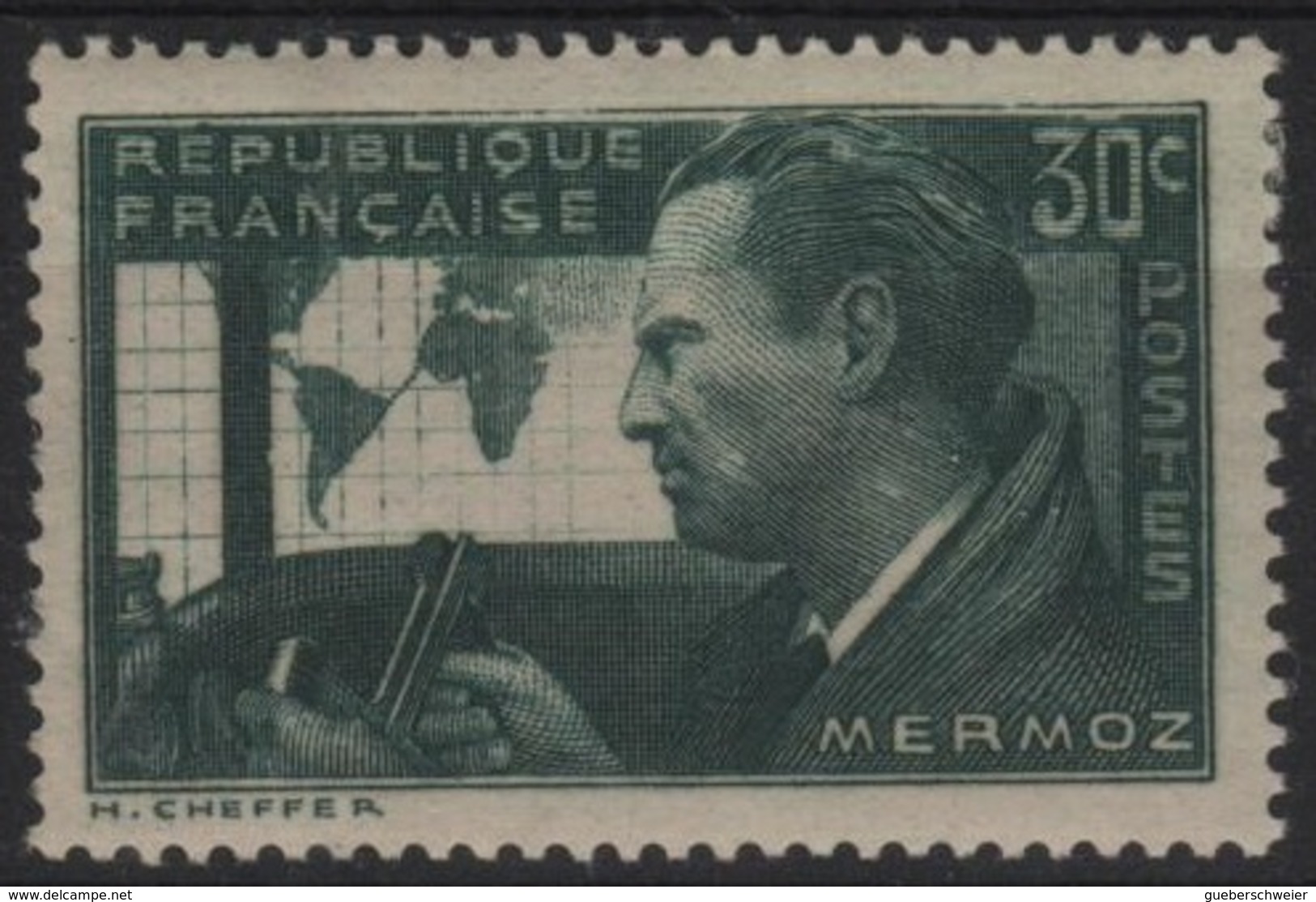 FR 1356 - FRANCE N° 337 Neuf* Jean Mermoz - Unused Stamps