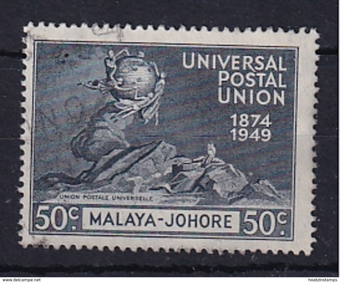 Malaya - Johore: 1949   U.P.U.  SG151    50c   Used - Johore