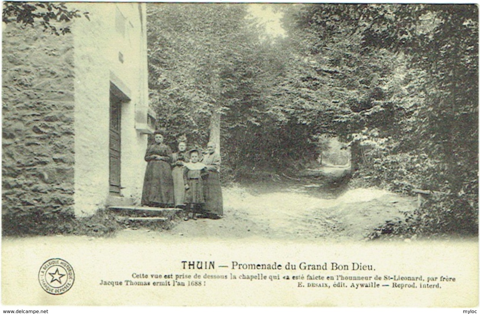 Thuin. Promenade Du Grand Bon Dieu. - Thuin