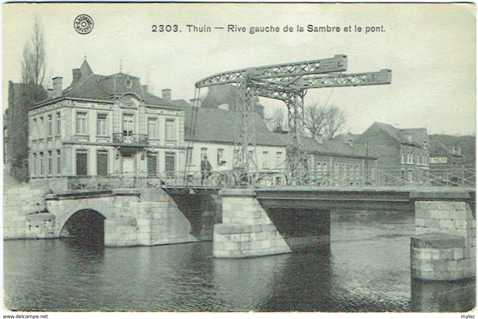 Thuin.  Rive Gauche De La Sambre Et Pont. - Thuin