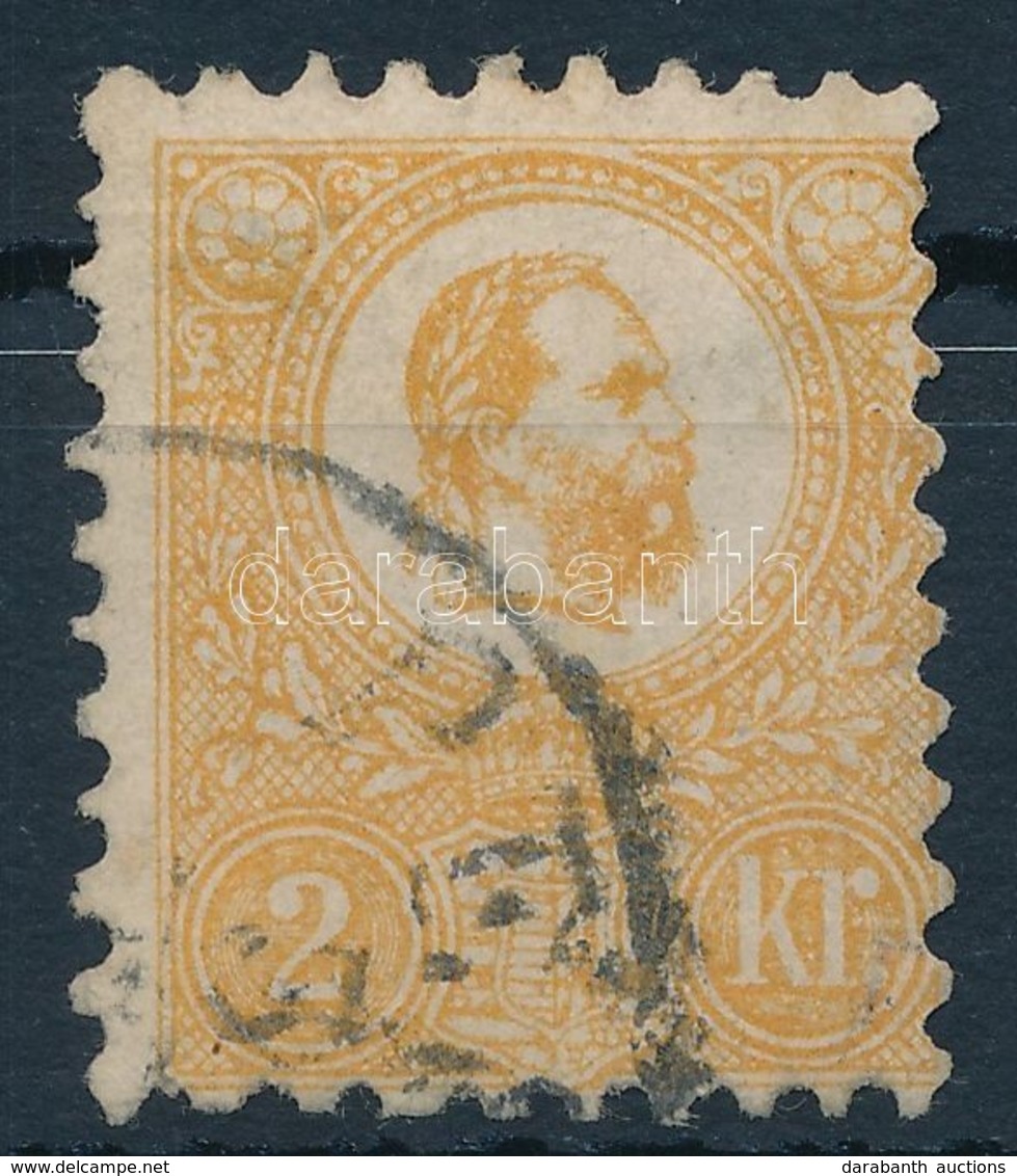 O 1871 Kőnyomat 2kr VII. Tipus (23.500) (elvékonyodás / Thin Paper) - Autres & Non Classés