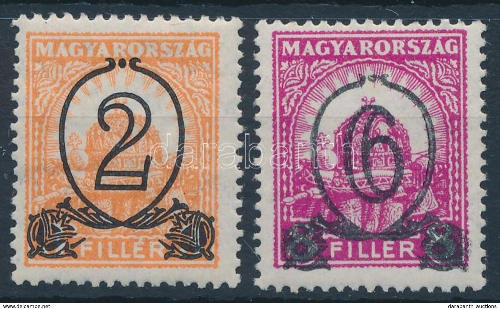 ** 1931 Kisegítő 501B-502B (23.000) - Autres & Non Classés