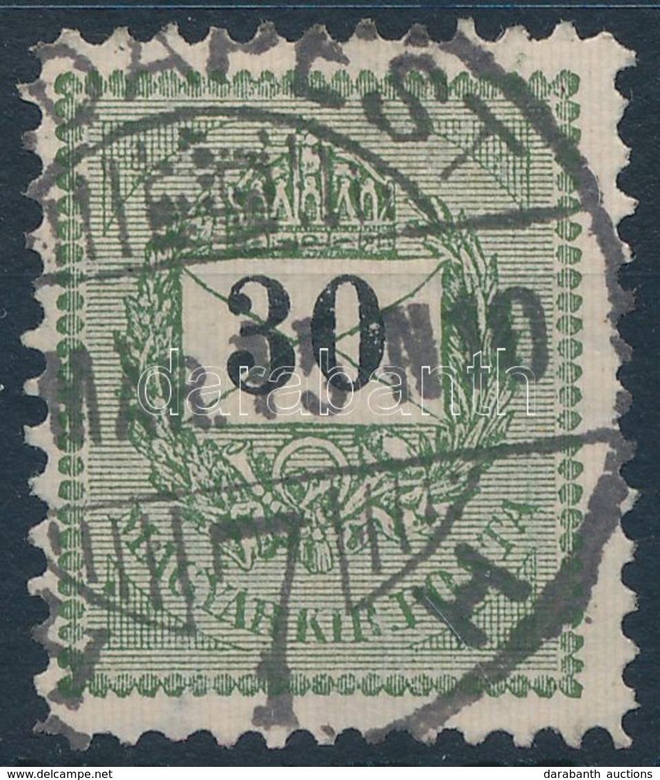 O 1899 Feketeszámú 30kr 11,5-es Fogazással (15.000) - Autres & Non Classés