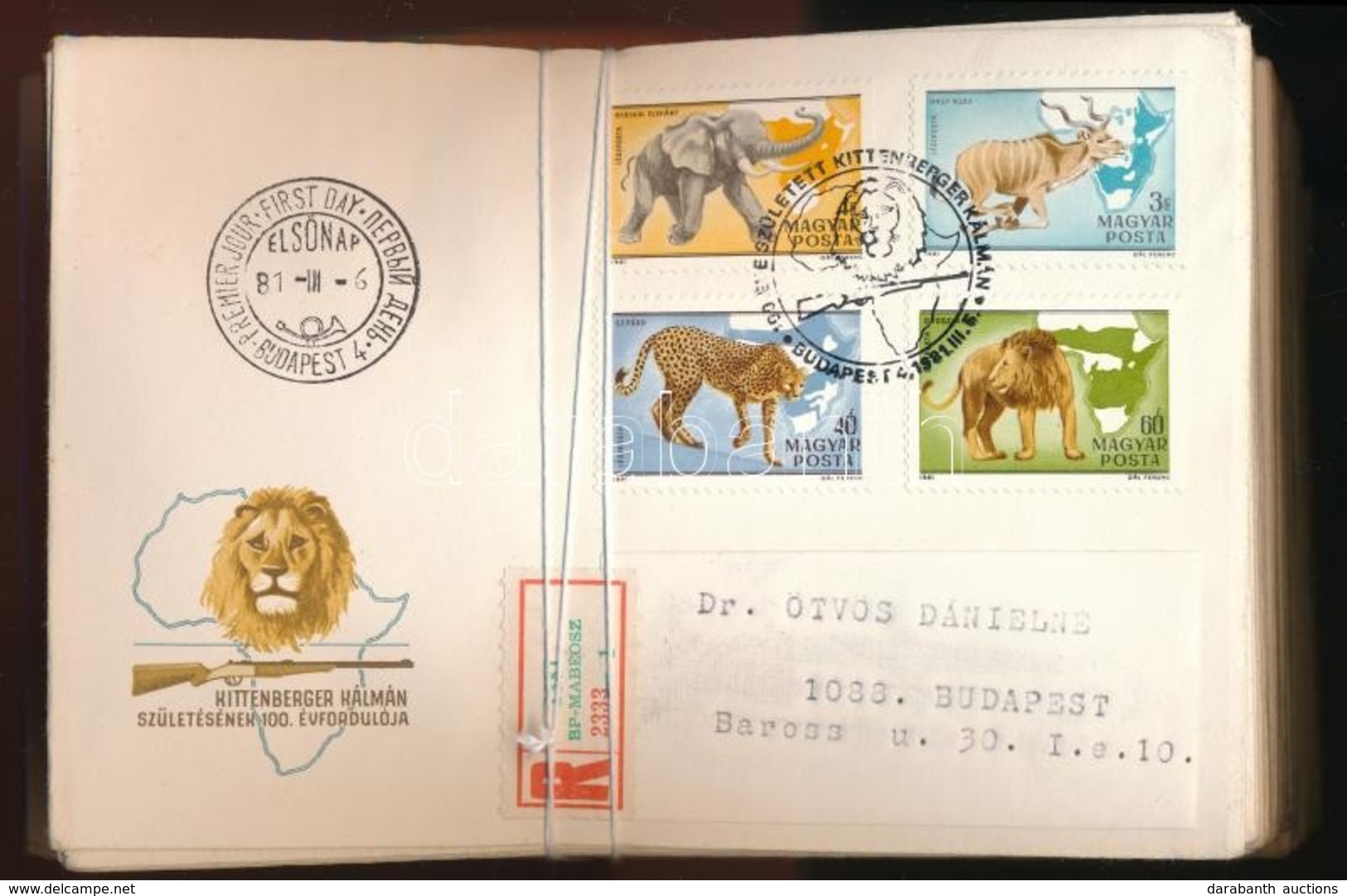 100 Db Magyar FDC Az 1980-as évek Elejéről - Autres & Non Classés