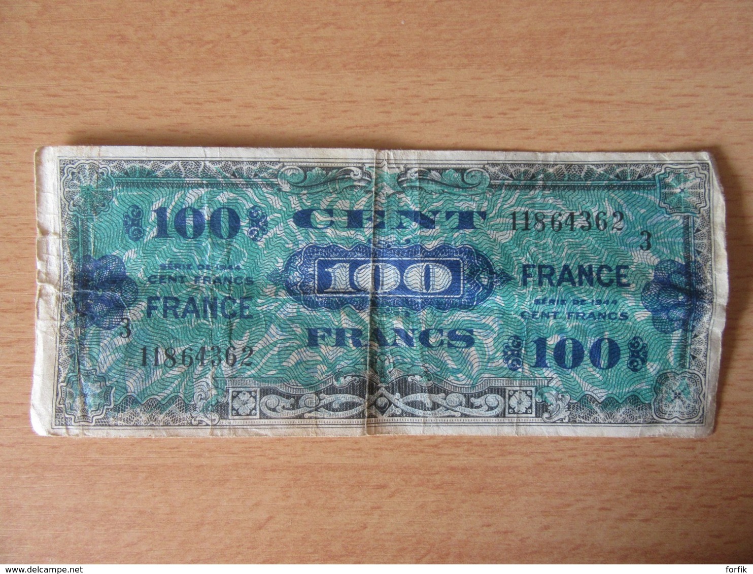 France - Lot de 7 billets 5 Francs à 100 Francs (Violet, Série 1944, Sully, etc) dont 10 NF Richelieu type 1959