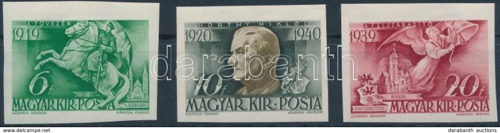 * 1940 Kormányzói 20 éves évforduló Vágott Sor (**50.000) - Sonstige & Ohne Zuordnung