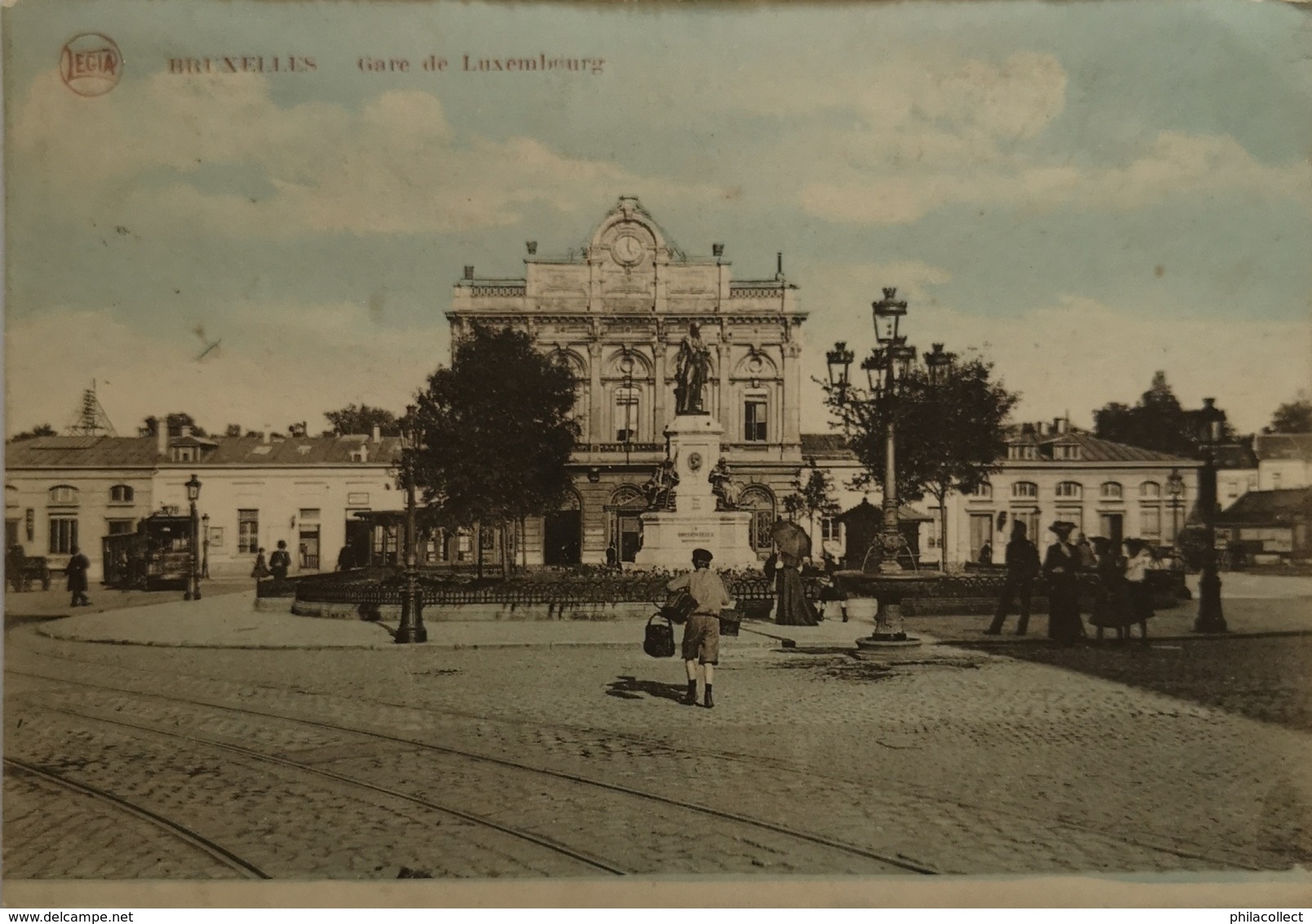 Bruxelles // Gare De Luxembourg (non Standard) 192? Ed. Legia - Schienenverkehr - Bahnhöfe