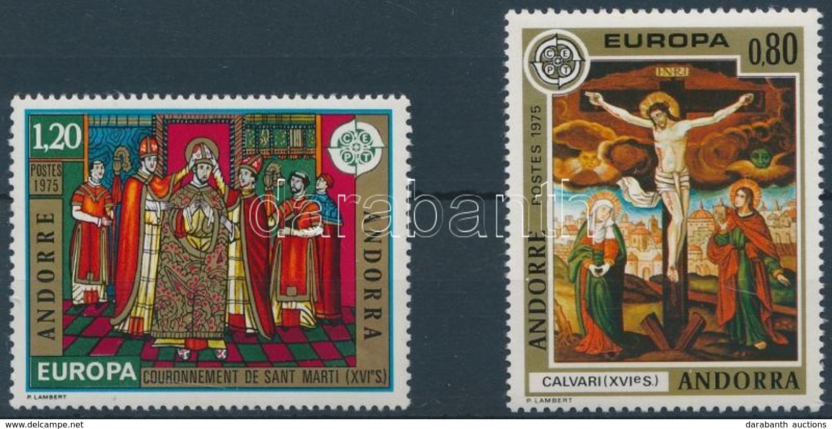 ** 1975 Europa CEPT Sor + Kisívsor Mi 264-265 - Sonstige & Ohne Zuordnung