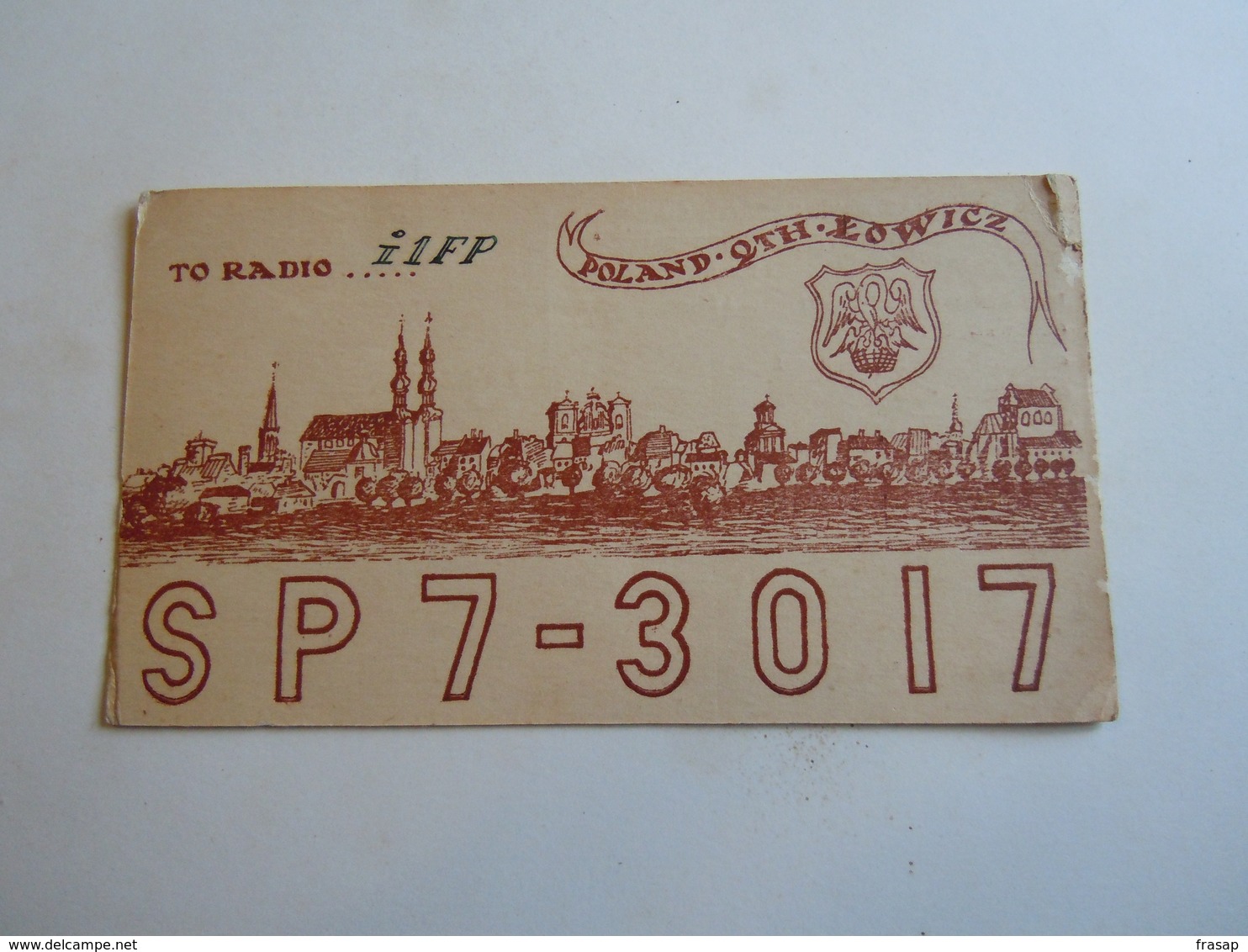 Cartolina Postale  QSL 1964 SP7-3017  POLAND POLONIA - Radio