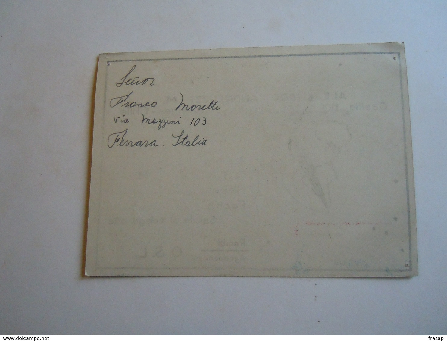 Cartolina Postale  QSL 1951 CE7AQ CILE CHILE PUNTA ARENAS - Radio