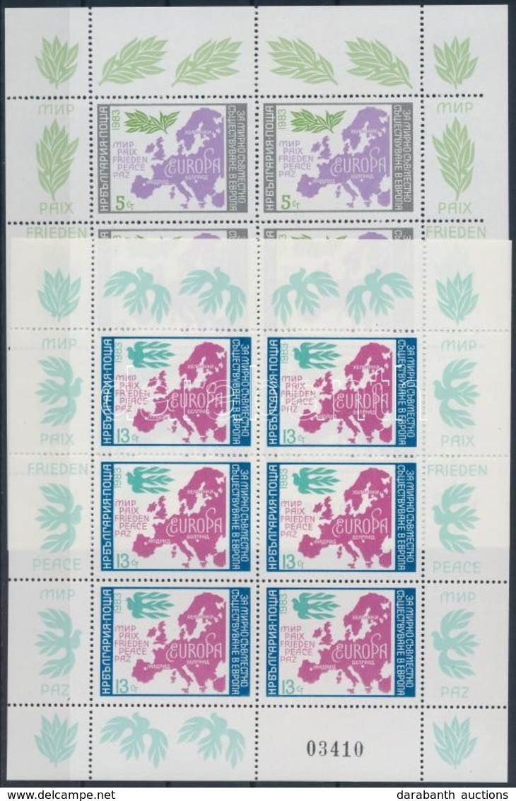 ** 1983 Európai Biztonság és Együttműködés Kisívsor Mi 3218-3221 - Autres & Non Classés