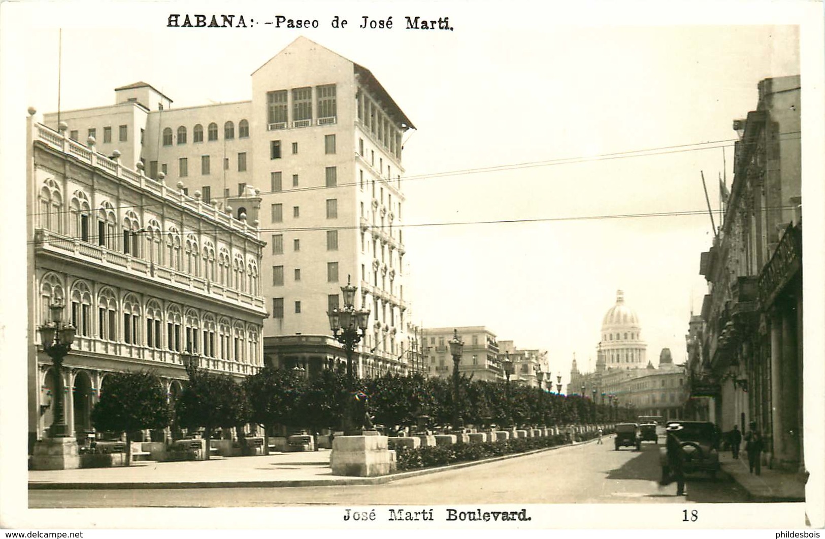 ANTILLES  CUBA  HABANA   José Marti Boulevard - Cuba