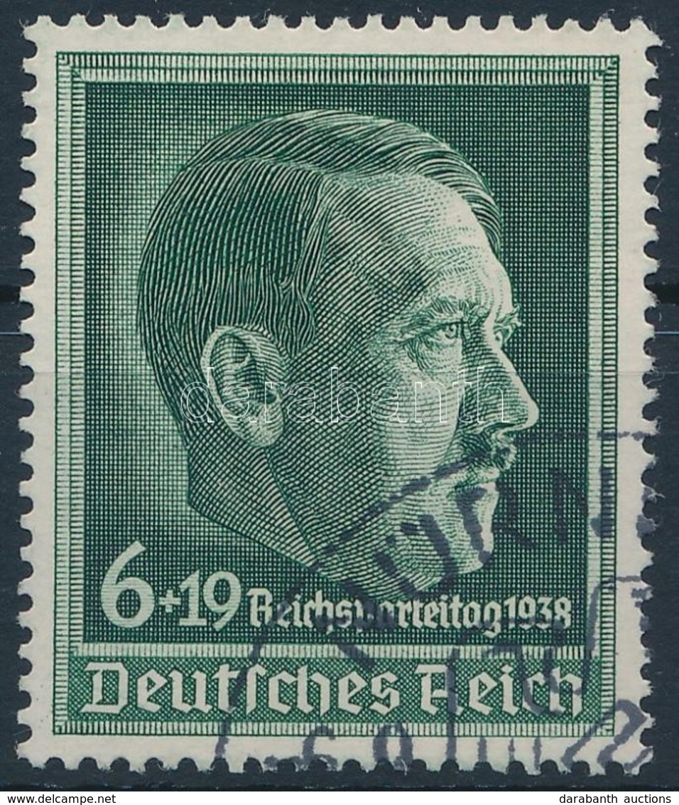 O 1938 Hitler Mi 672 Y (Mi EUR 200,-) - Autres & Non Classés