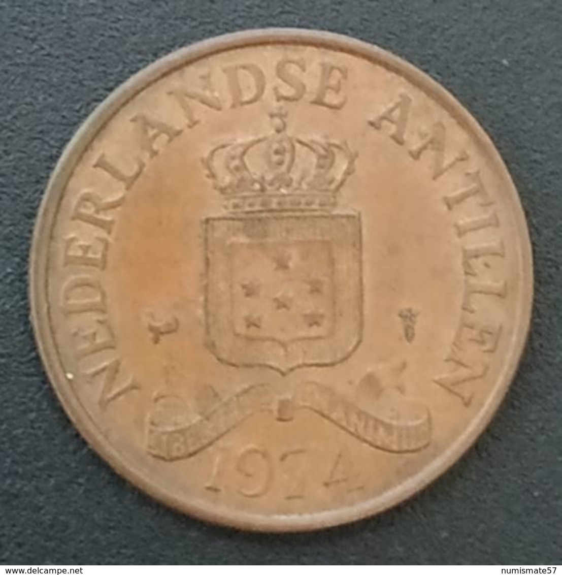 ANTILLES NEERLANDAISES - 2 1/2 - 2 ½ - CENT 1974 - Juliana - KM 9 - NEDERLANDSE ANTILLEN - Antille Olandesi