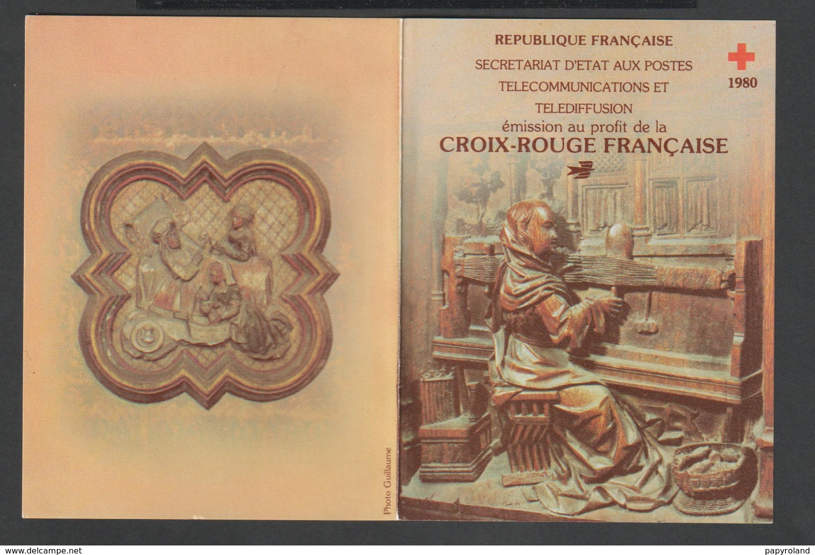 CARNET CROIX ROUGE    -  ANNÉE 1980 -    N° 2029  - - Croce Rossa