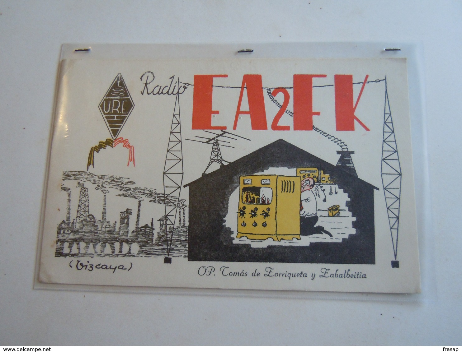 Cartolina Postale  QSL 1959 EA 2 FK SPAGNA - Radio