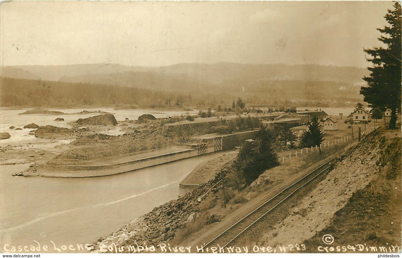 ETATS UNIS  Cascade Locks  Columbia  Rivey - Autres & Non Classés