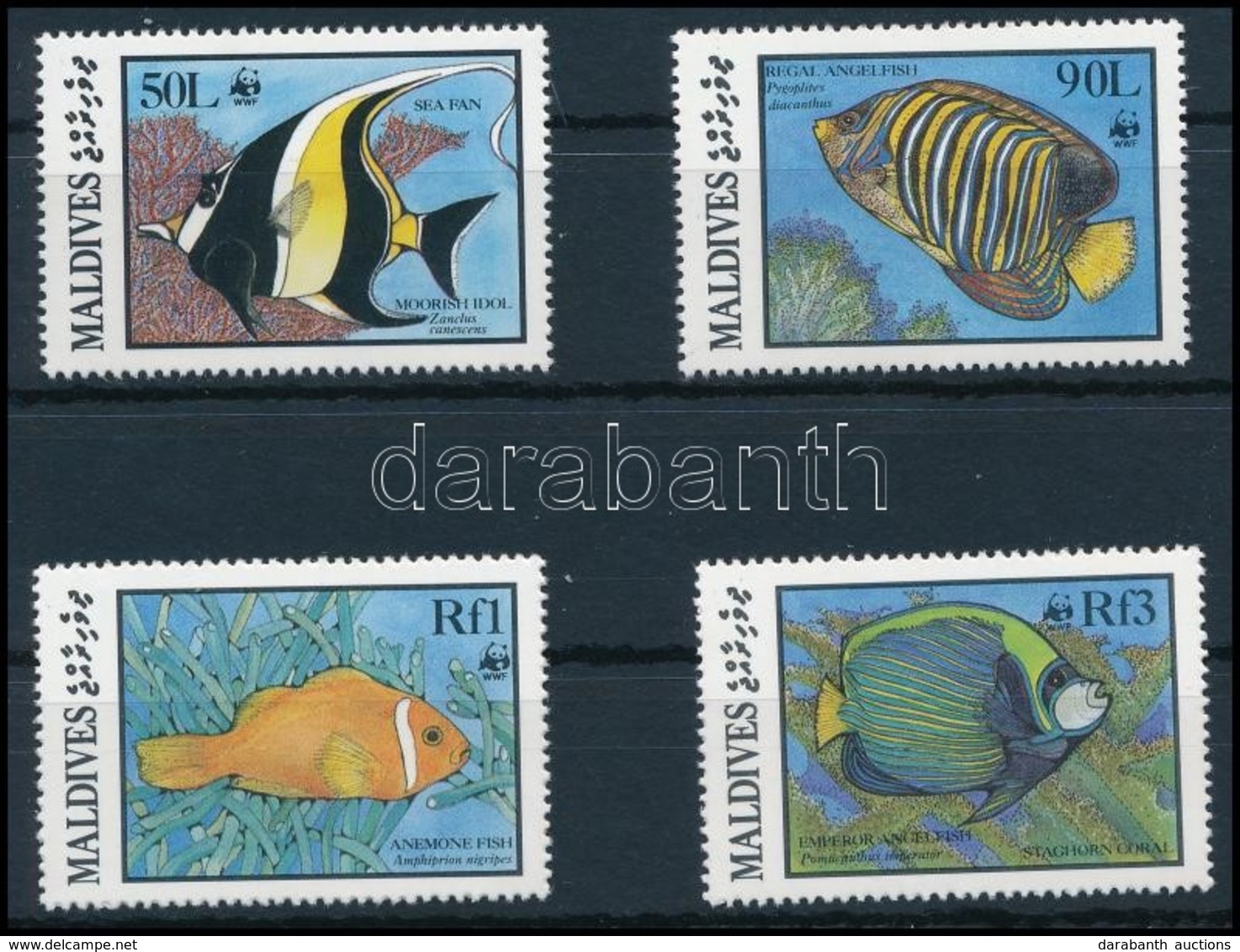 ** 1986 WWF Halak Sor, WWF Fishes Set Mi 1198-1201 - Autres & Non Classés