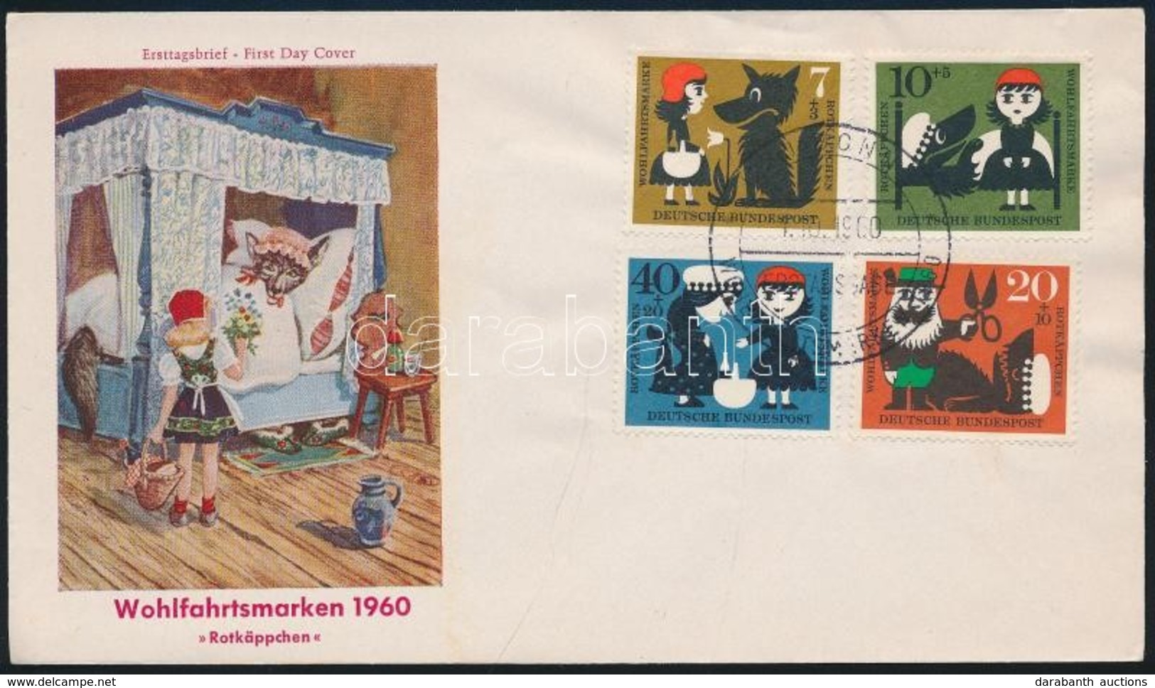 1960 Mese Mi 340-343 FDC - Autres & Non Classés