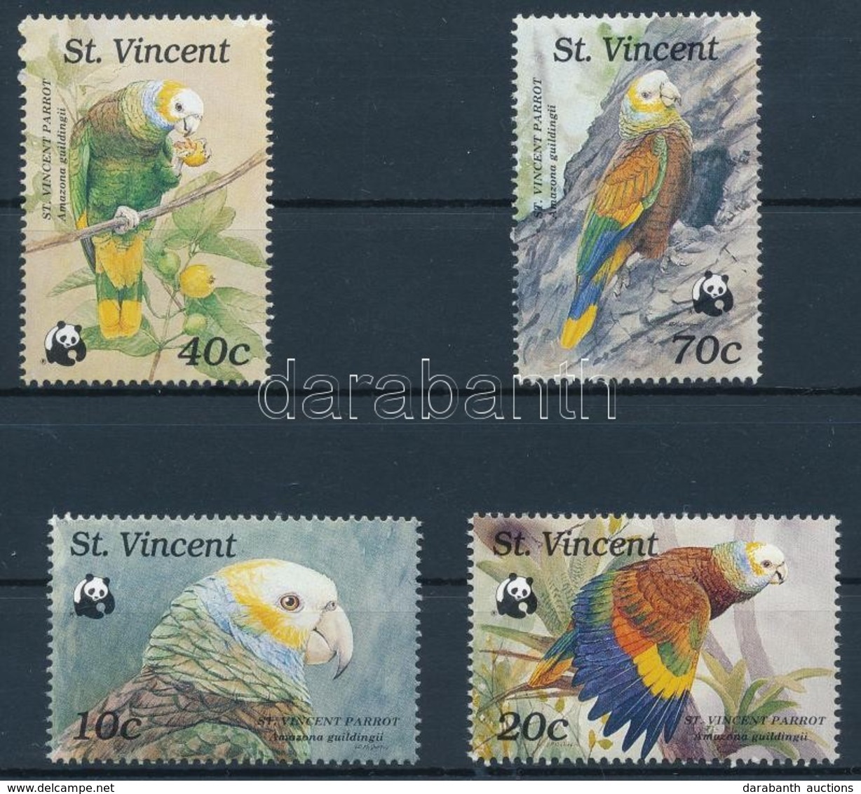 ** 1989 WWF: Madarak Sor + 4 FDC Mi 1222-1225 - Autres & Non Classés