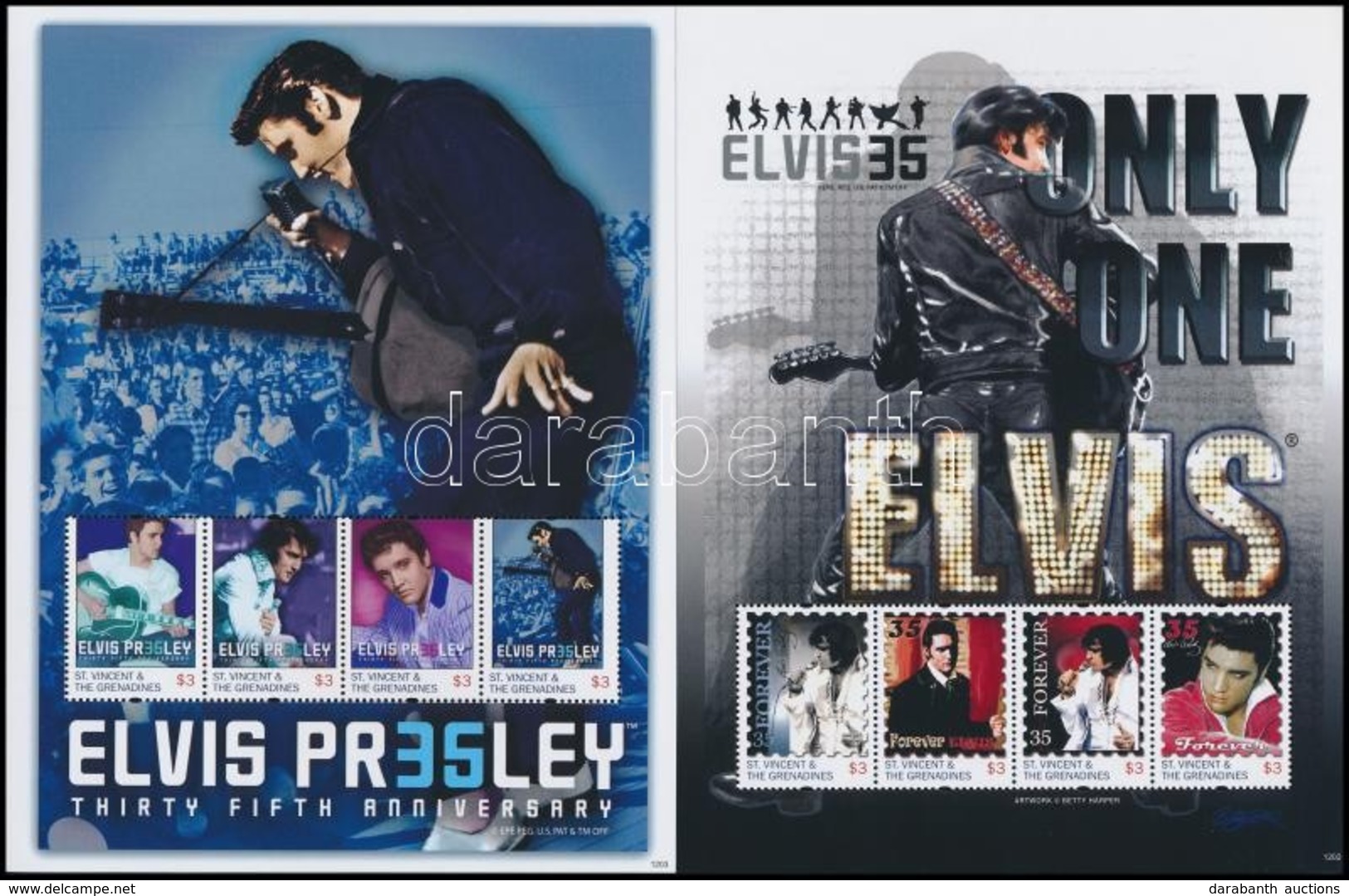 ** 2012 Elvis Presley Kisívsor Mi 7058-7065 - Autres & Non Classés