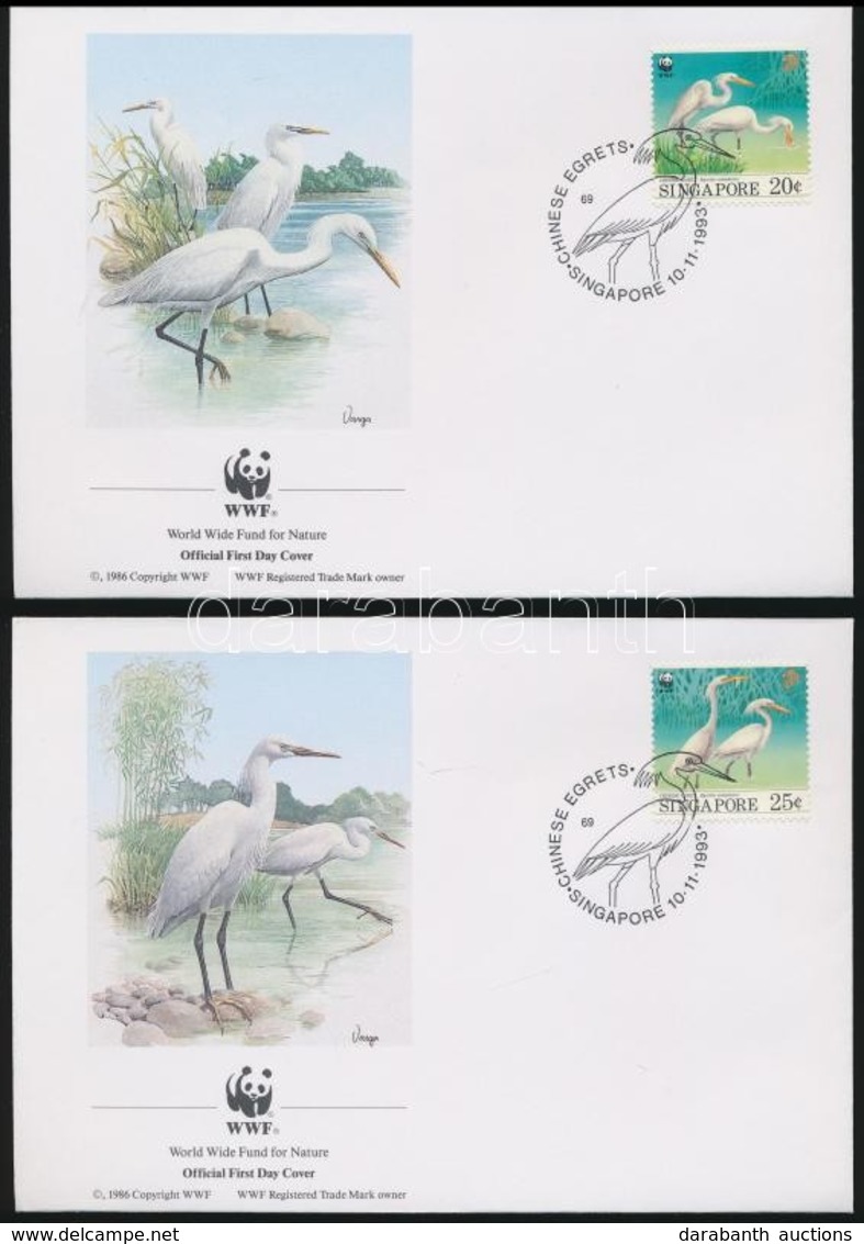 ** 1993 WWF: Gémek 4-es Csík Mi 705-708 + 4 Db FDC - Autres & Non Classés