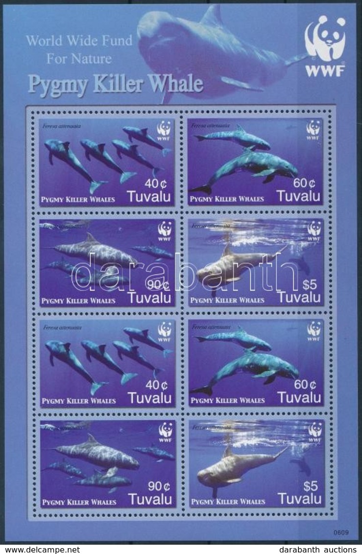 ** 2006 WWF: Törpe Kardszárnyú Delfinek Kisív Mi 1307-1310 - Autres & Non Classés