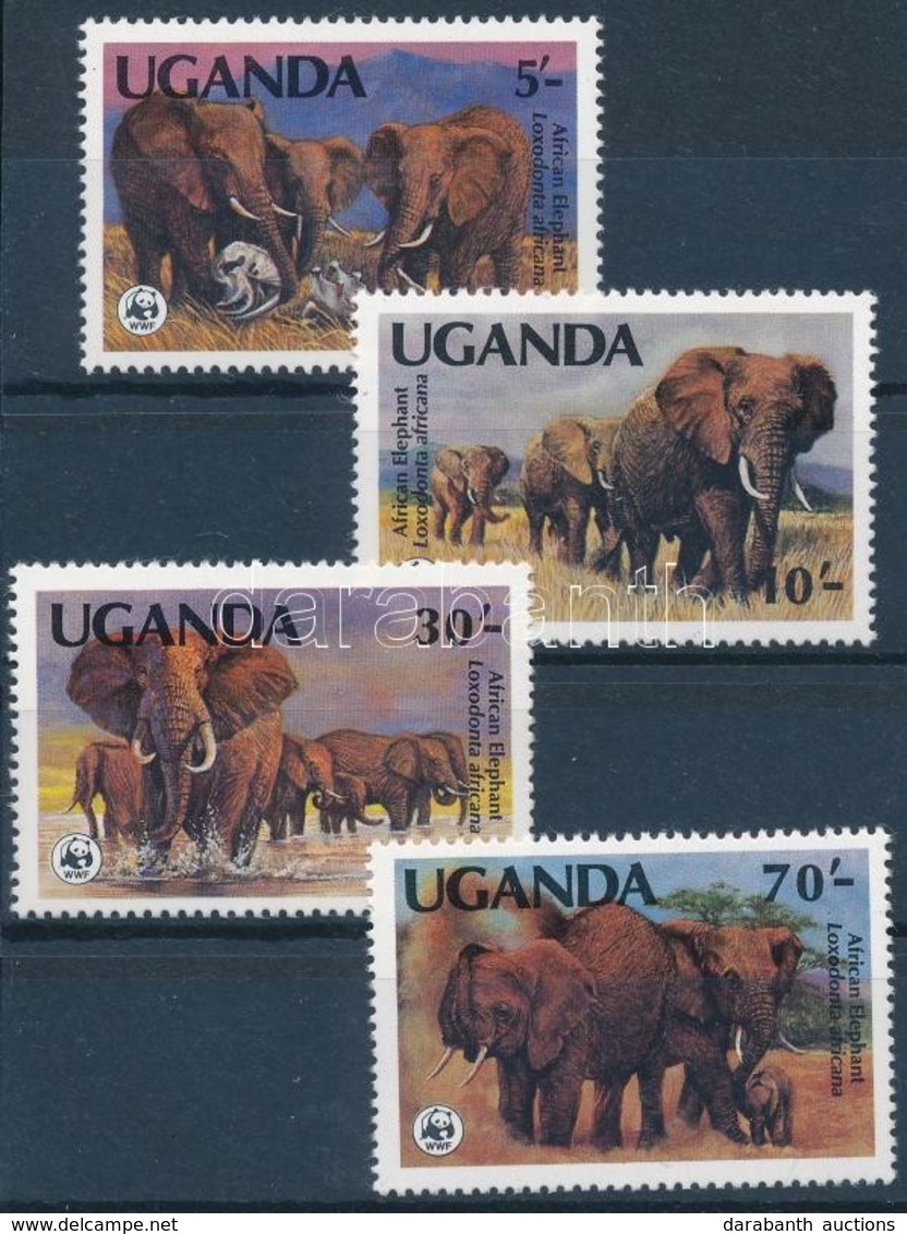 ** 1983 WWF: Afrikai Elefánt Sor Mi 361 A-364 A - Autres & Non Classés