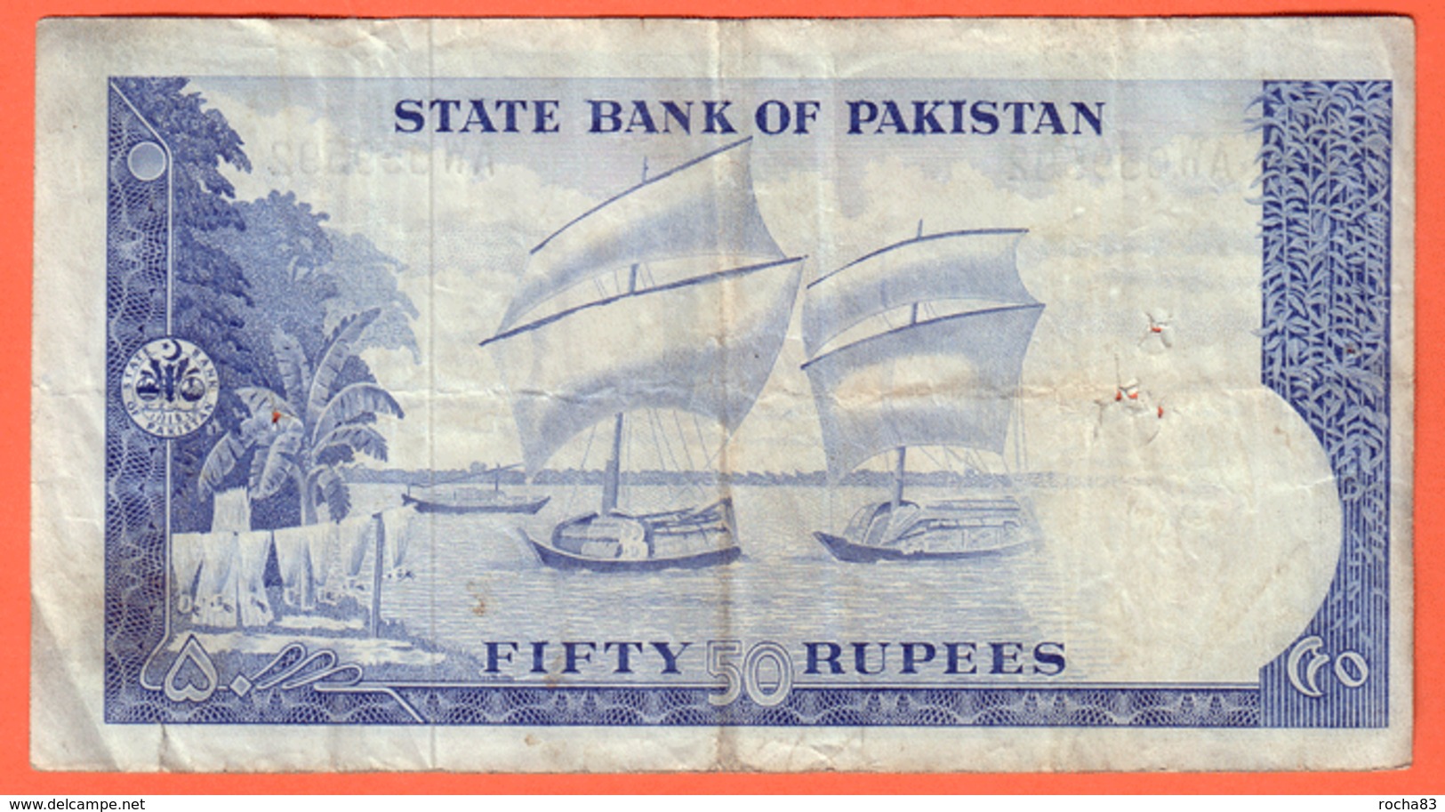 PAKISTAN - 50 Rupees ( 1972 ) Pick 22 - Pakistan