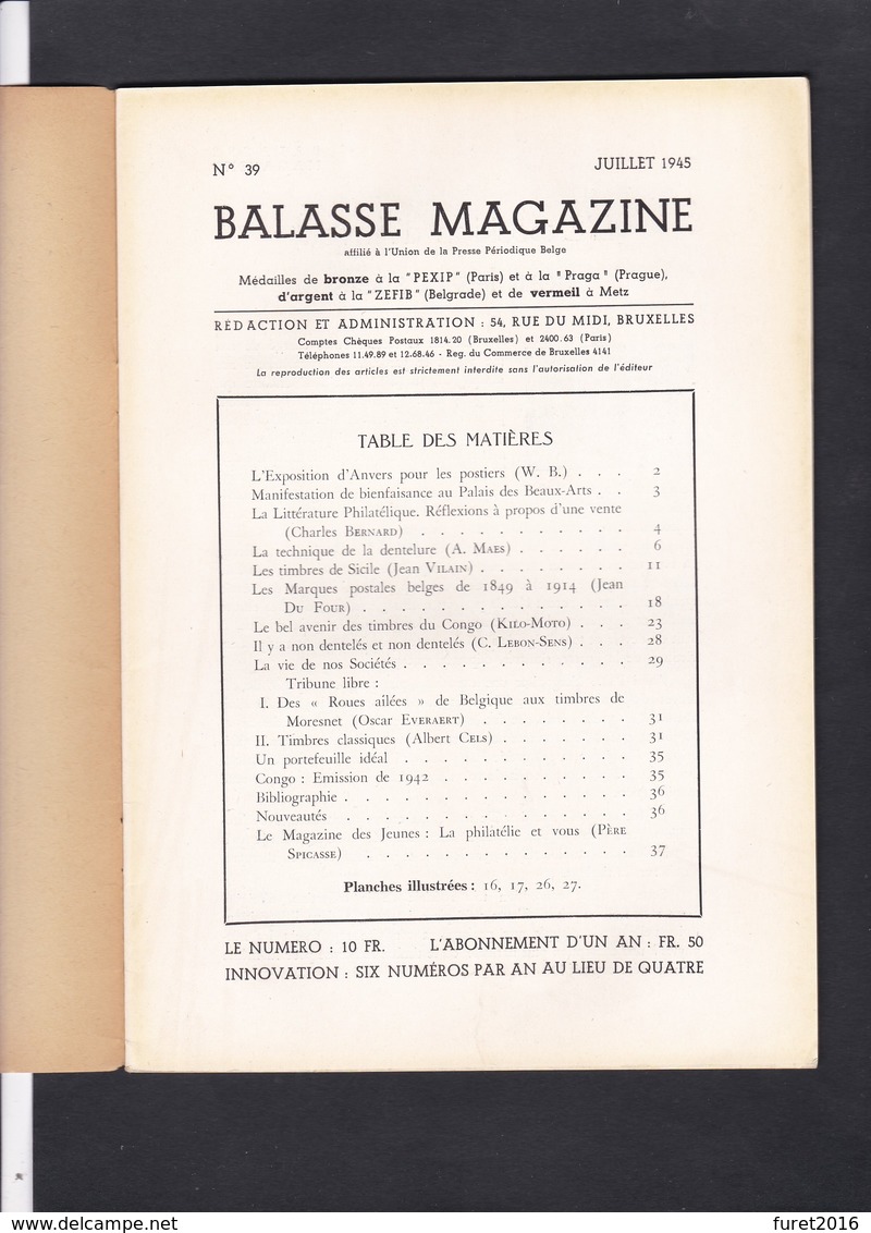 BALASSE MAGAZINE N° 39 - Handbücher