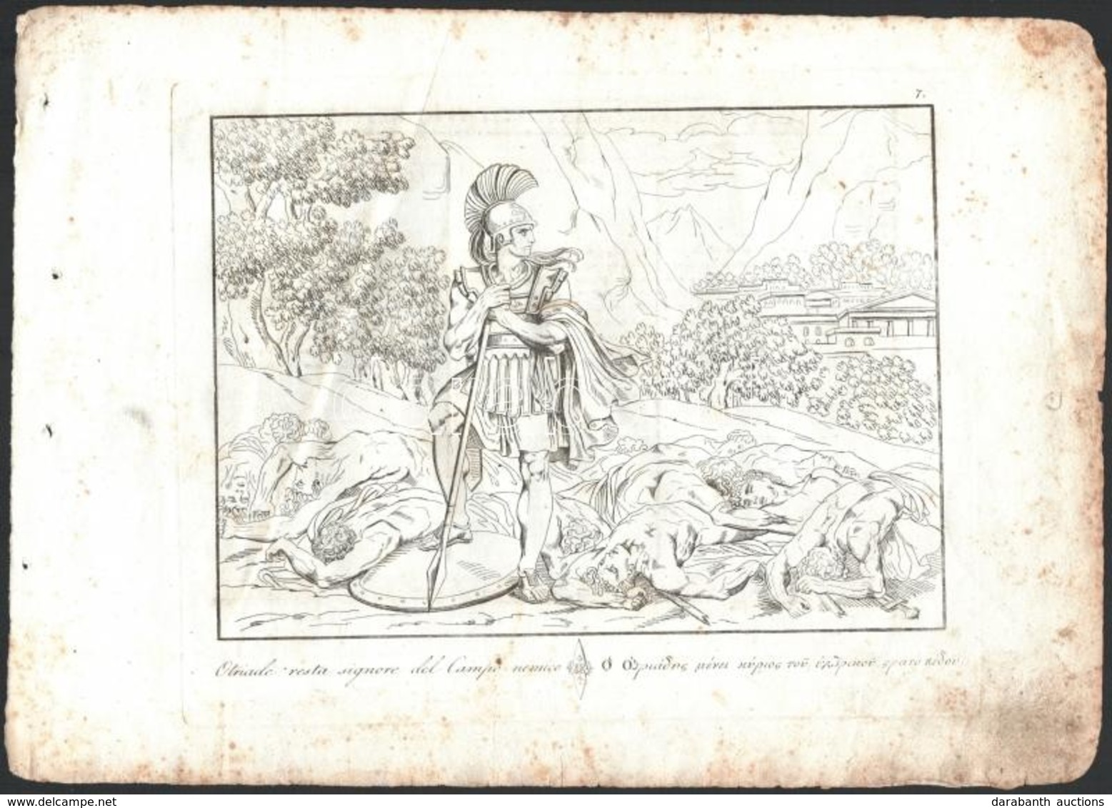 1821 Bartolommeo Pinelli (1871-1835): Storia Greca Antica, 23×33 Cm - Estampes & Gravures