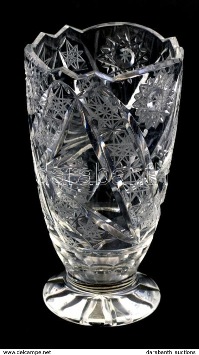 Kristály Váza. Hibátlan. 15 Cm - Verre & Cristal