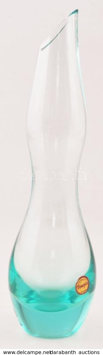 Jelzett Olasz üveg Váza 25,5 Cm - Verre & Cristal