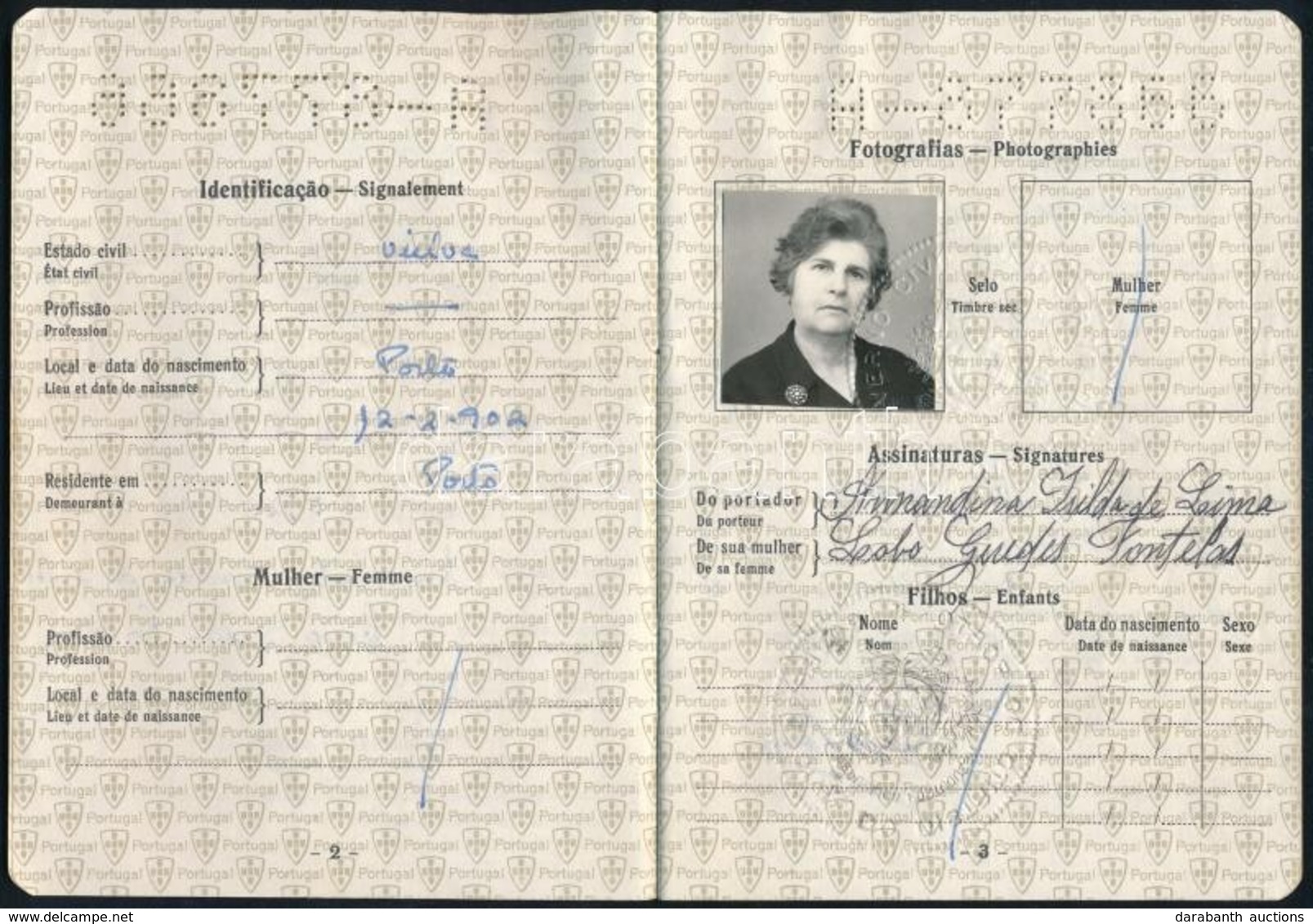 1971 Portugál útlevél / Portuguese Passport - Non Classés