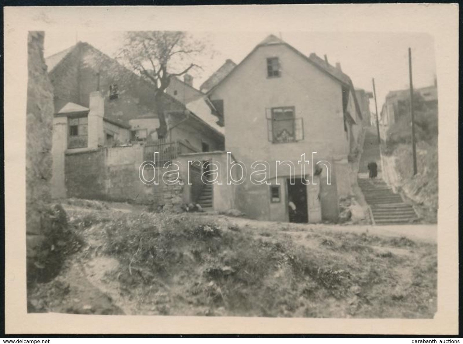 Cca 1930 Budapest, Tabáni Részlet, Fotó, 6×8,5 Cm - Autres & Non Classés