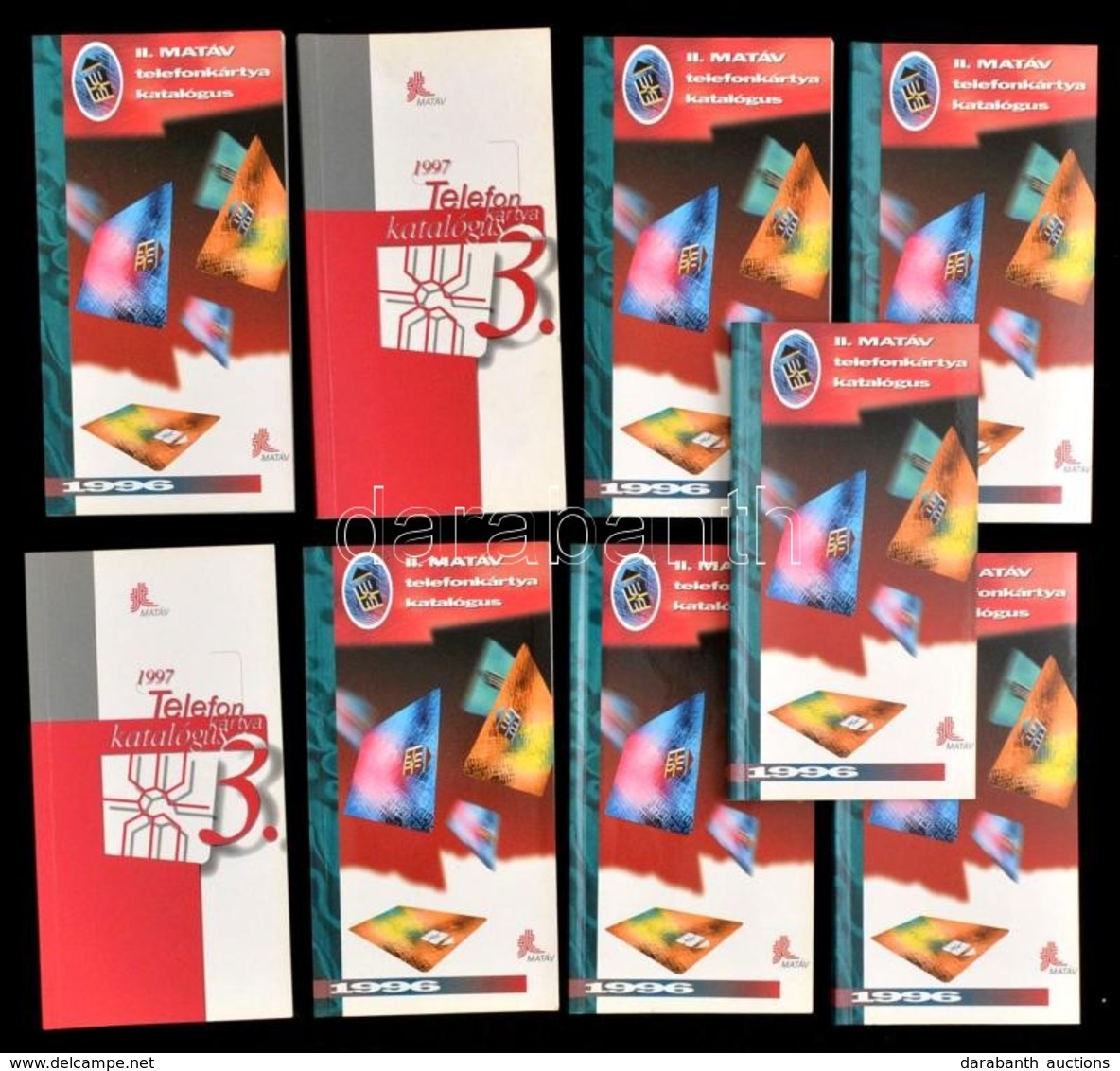 9 Db Telefonkártya Katalógus 7 Db 1996-os és 2 Db 1997-es - Non Classés