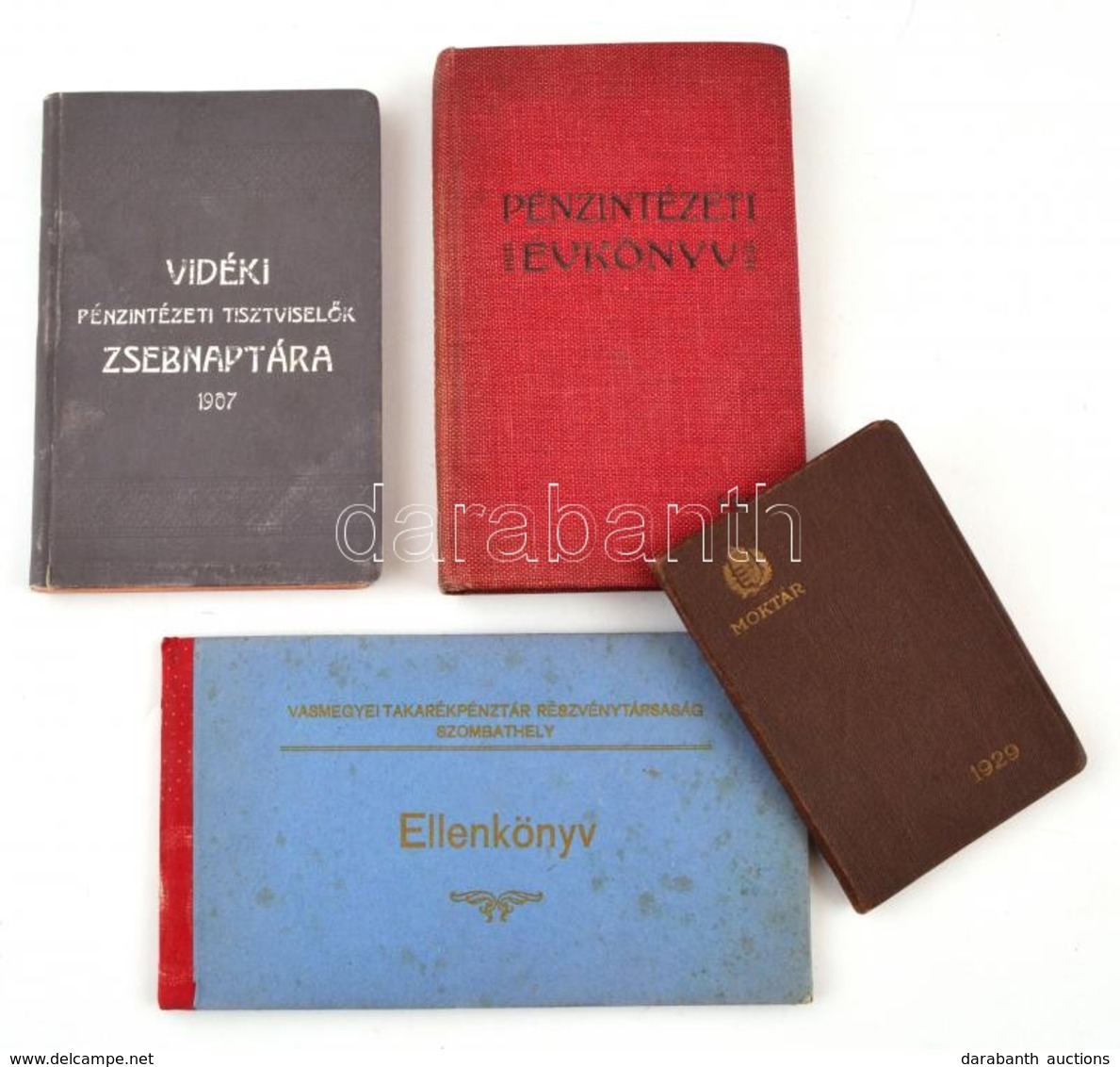 Cca 1907-1929 4 Db Zsebnaptár és évkönyv - Non Classés