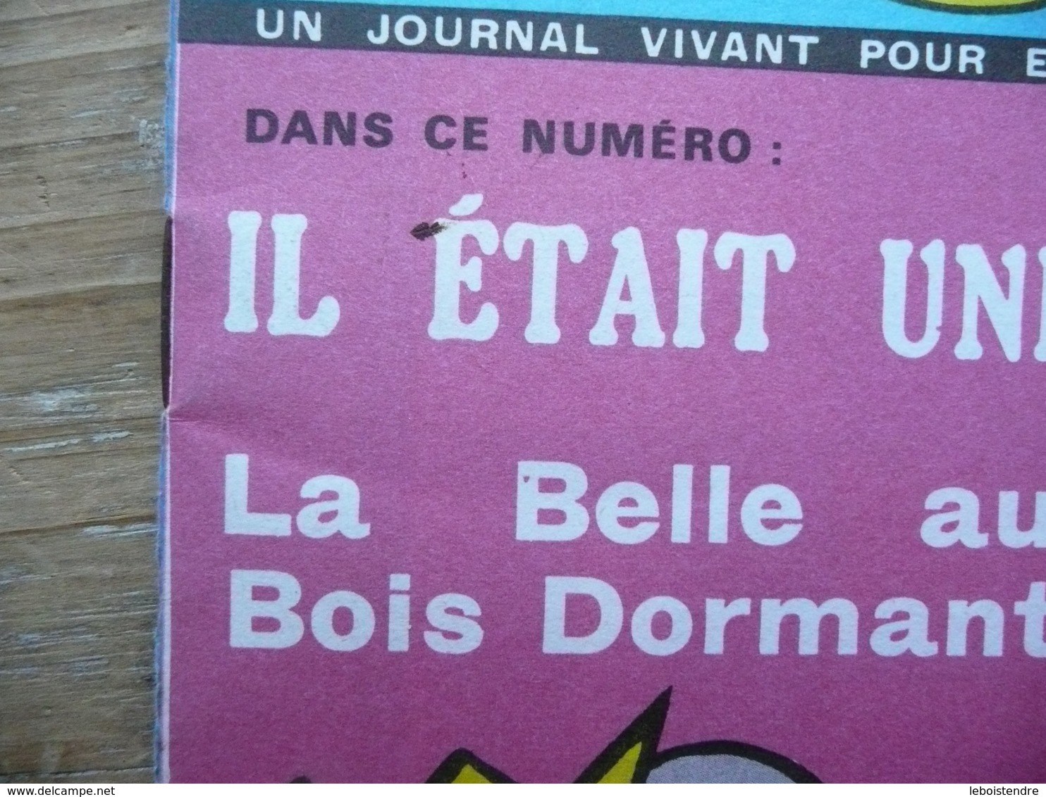 LE JOURNAL DE BABAR N 59 MENSUEL 1974  IL ETAIT UNE FOIS... LA BELLE AU BOIS DORMANT