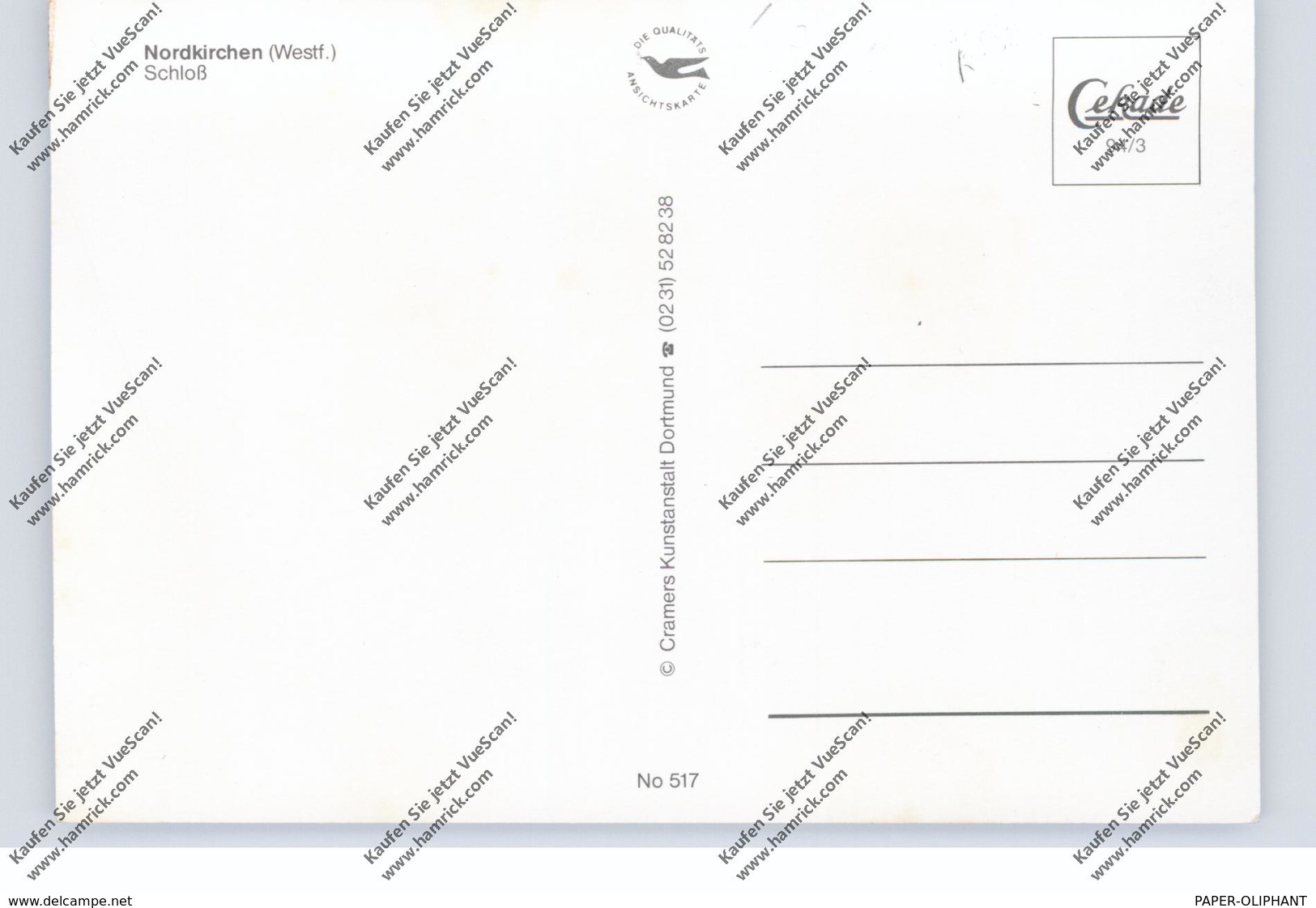 4717 NORDKIRCHEN, Schloß Nordkirchen - Coesfeld