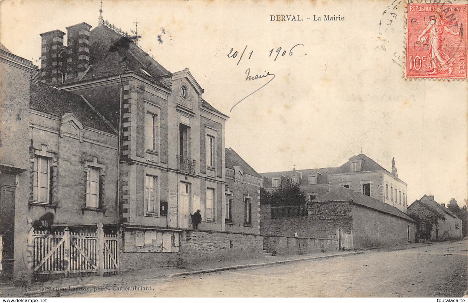 CPA 44 DERVAL LA MAIRIE - Derval