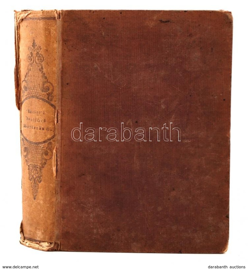 F. M. Weber: Handwörterbuch Der Deutschen Sprache... Leipzig, 1850. Bernh. Tauschnitz. 780p. Korabeli Kissé Sérült Vászo - Non Classés