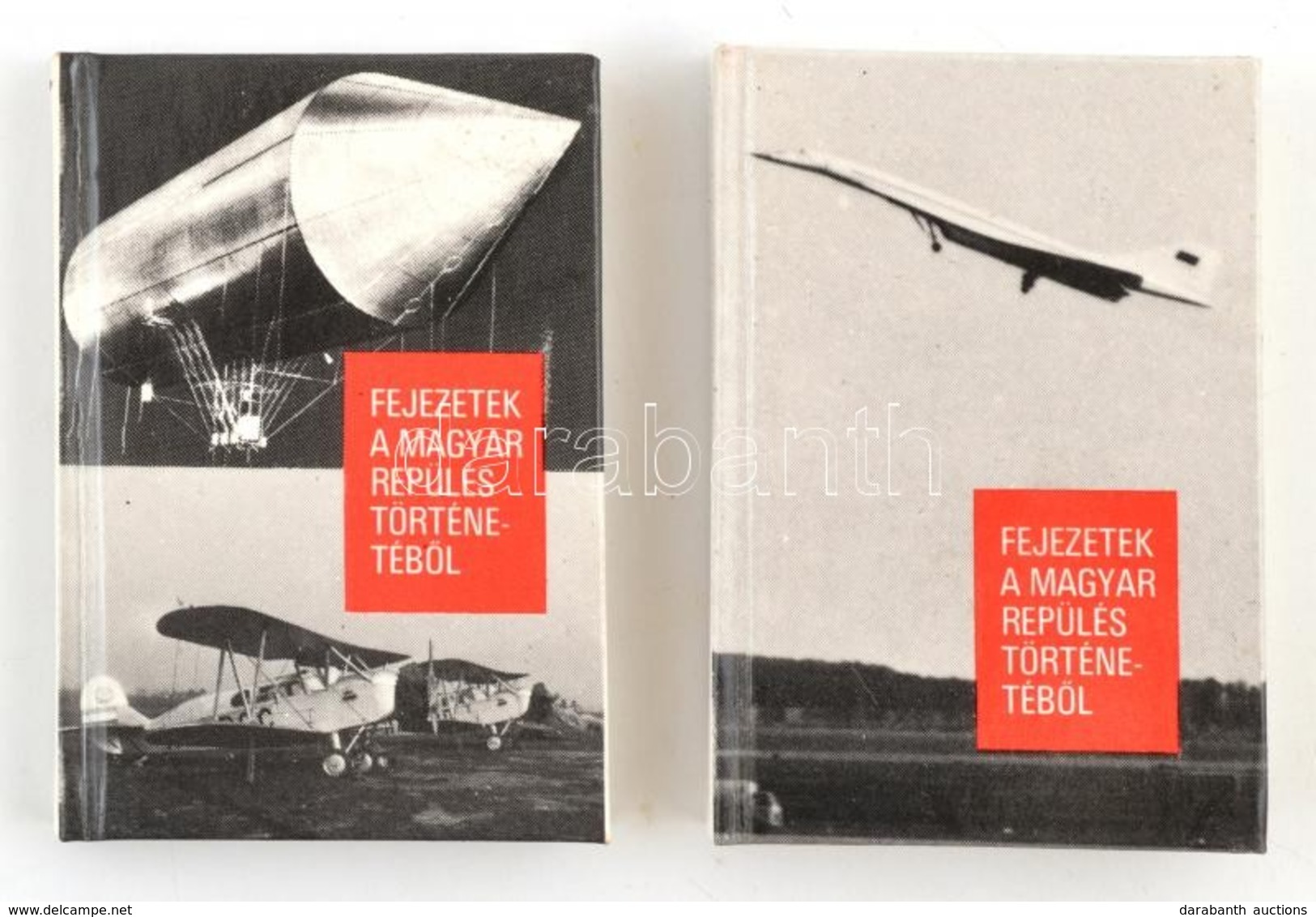 Rév Pál: Fejezetek A Magyar Repülés Történetéből 1-2. Köt. Bp., 1982, Miniatűr Könyvgyűjtők Klub. Kiadói Papírkötés, Kia - Non Classés