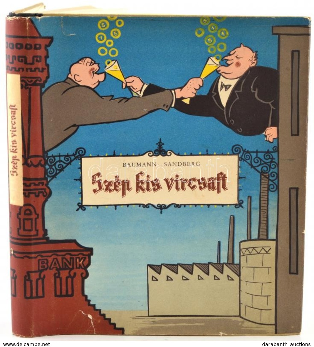 G. Baumann: Szép Kis Vircsaft. H. Sandberg Rajzaival. Bp.,1959, Kossuth. Kiadói Félvászon-kötés, Kiadói Javított Papír V - Non Classés