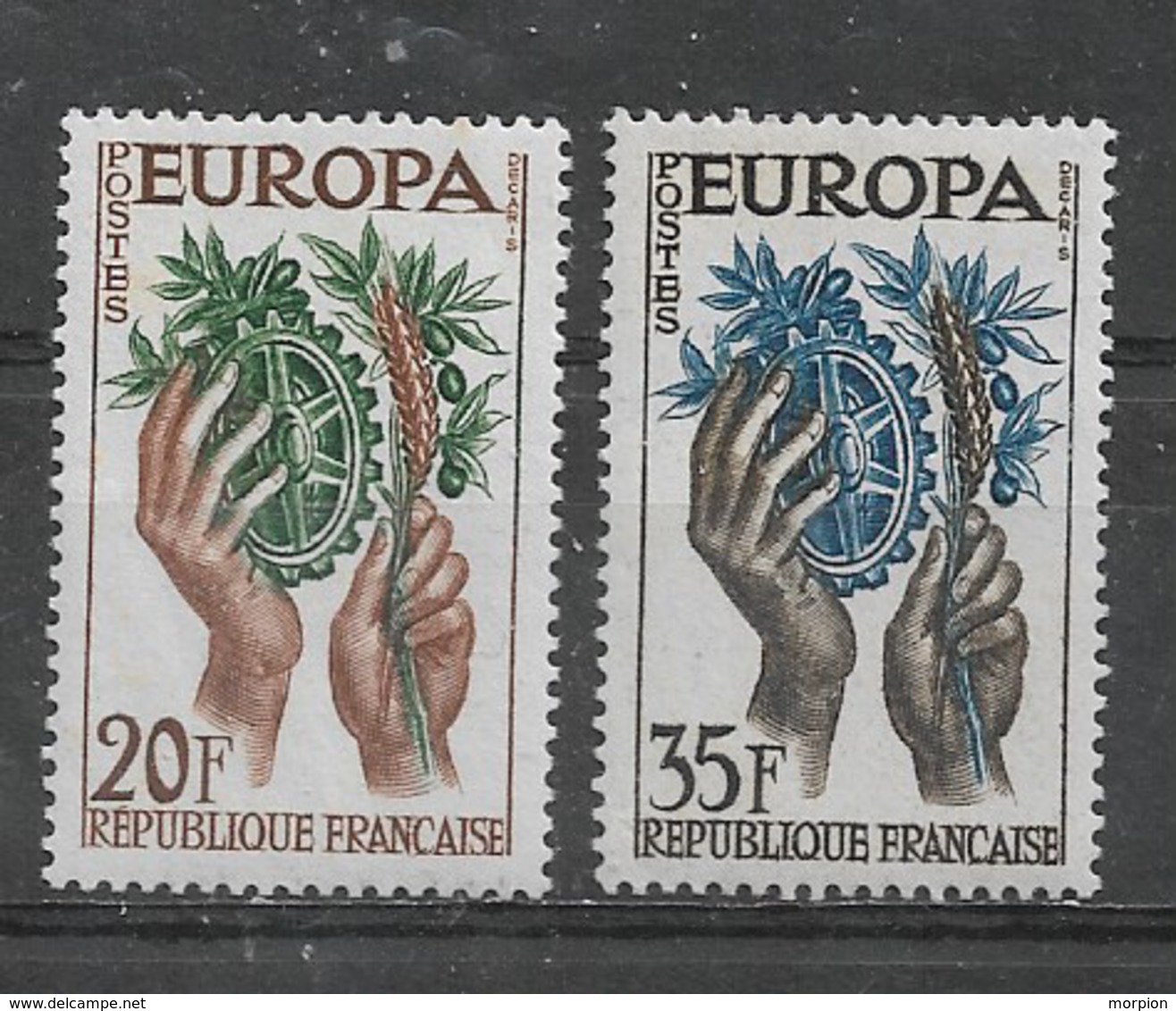 FRANCE   Yvert  N° 1122 Et 1123 **  EUROPA 1957 - Neufs