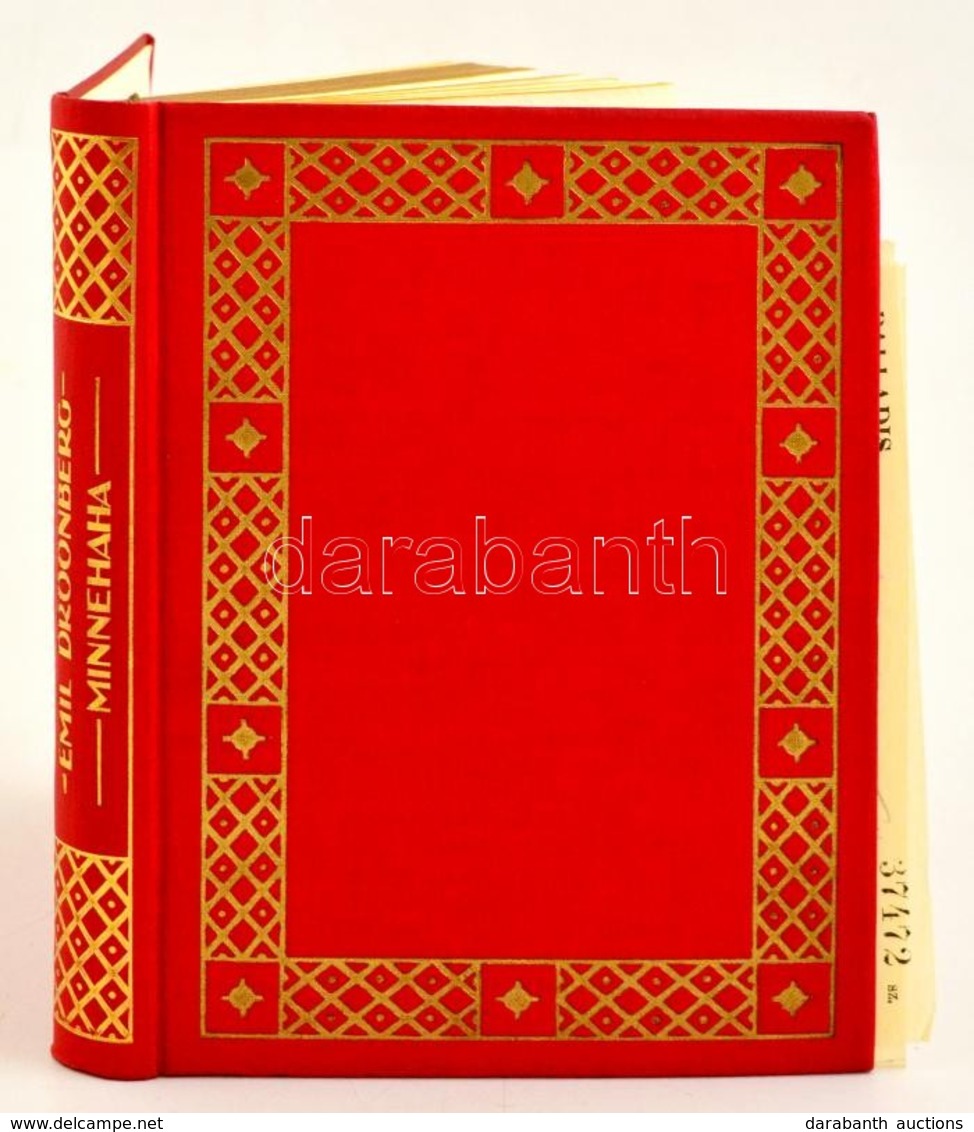Emil Droonberg: Minnehaha. ("Kacagó Víz."). Ford.: Losonczy Zoltán. Bp., é.n, Palladis. Kiadói Aranyozott Egészvászon-kö - Non Classés