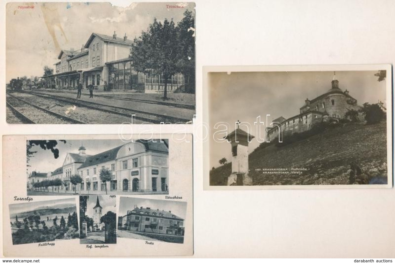 **, * 8 Db RÉGI Történelmi Magyar Város Képeslap, Vegyes Minőség / 8 Pre-1945 Historical Hungarian Town-view Postcards F - Non Classés