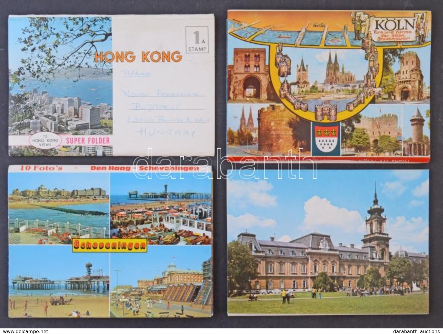**, * 12 Db MODERN Külföldi Leporellos Képeslapfüzet / 12 Modern European And Overseas Leporello Postcard Booklets - Non Classés